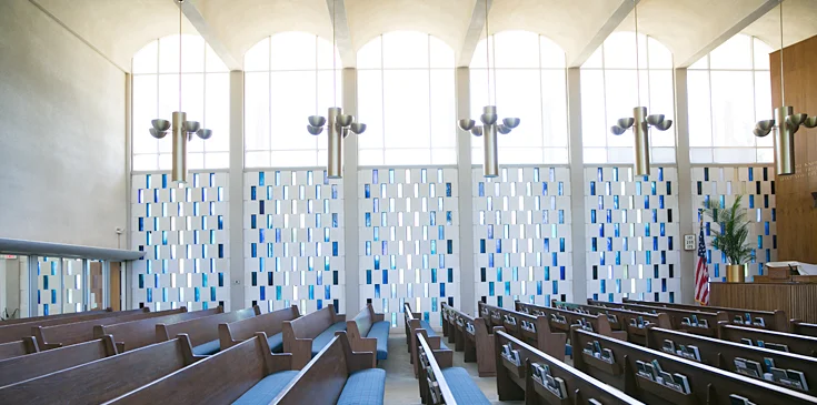 Interior of the First Church of Christ, Scientist, Town and Country, Missouri