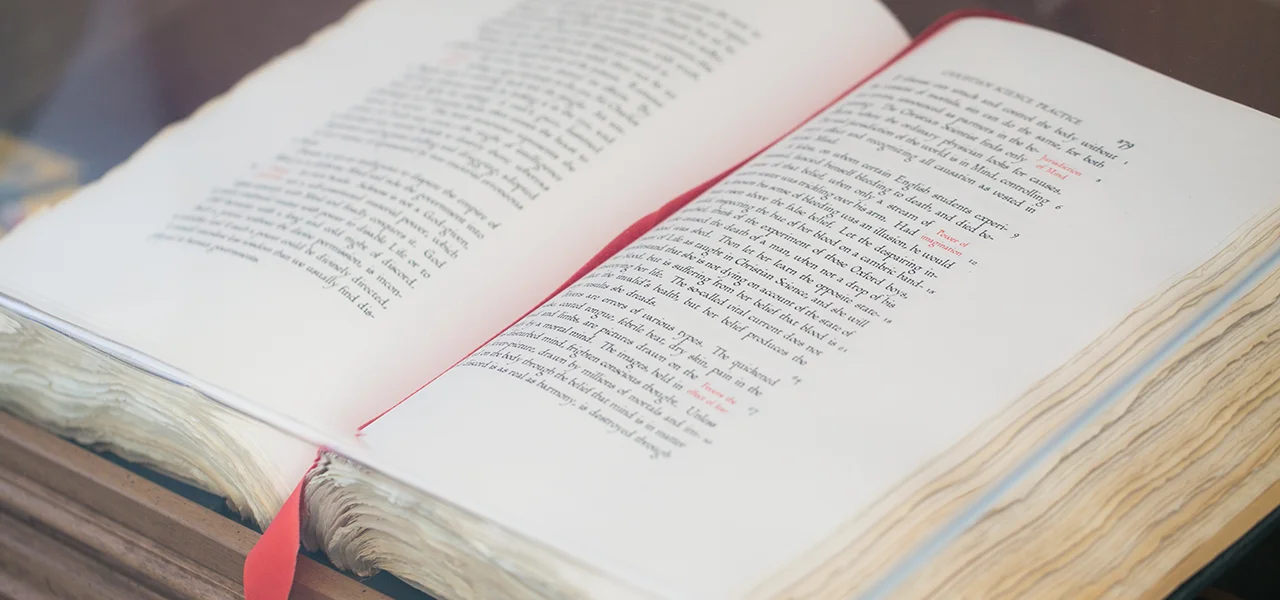 The book, Science and Health, with Key to the Scriptures, by Mayr Baker Eddy